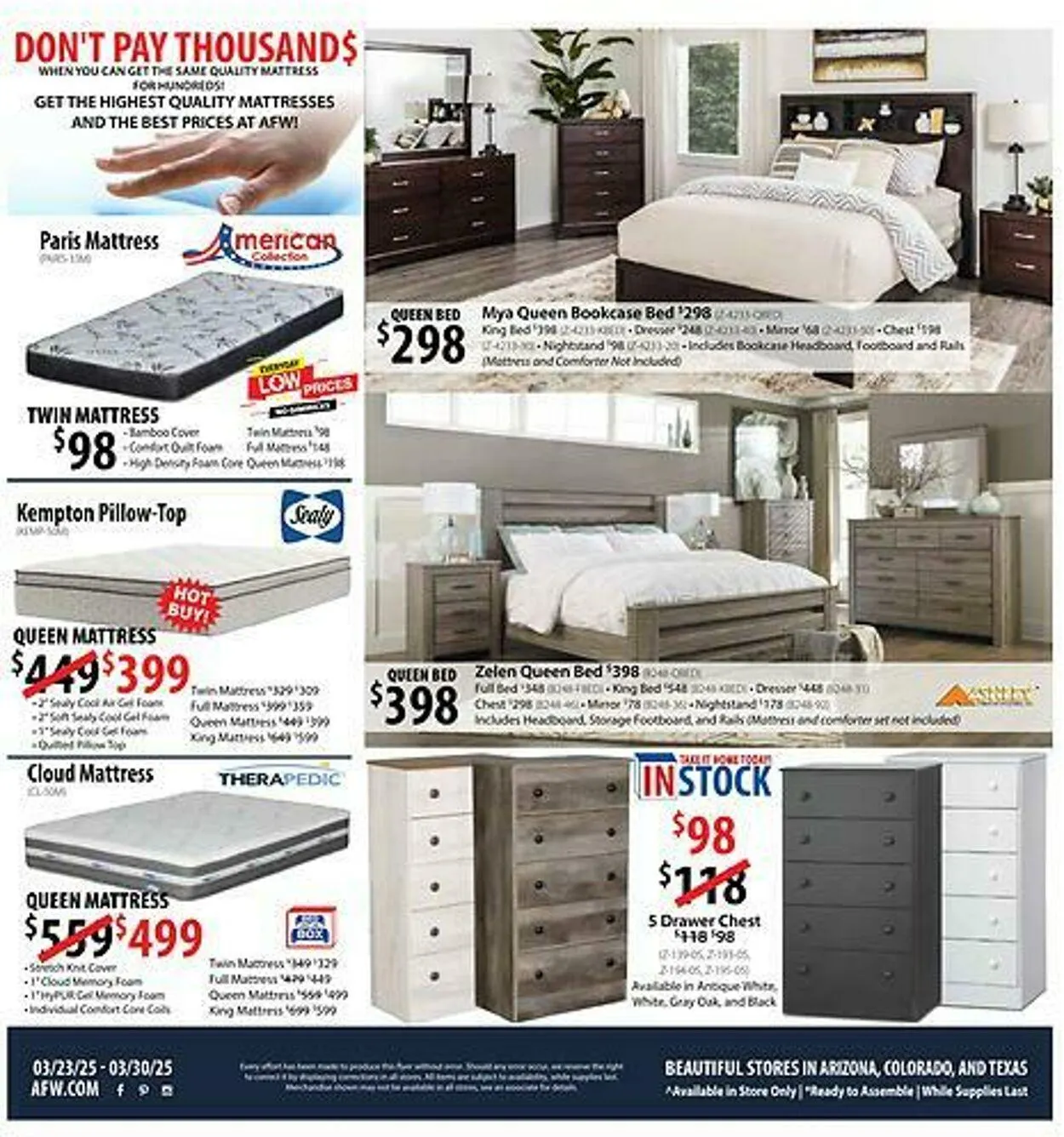 Weekly ad American Furniture Warehouse Current weekly ad from July 20 to August 3 2025 - Page 7