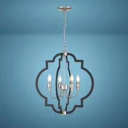 Patriot Lighting® Tamara Black 4-Light Pendant