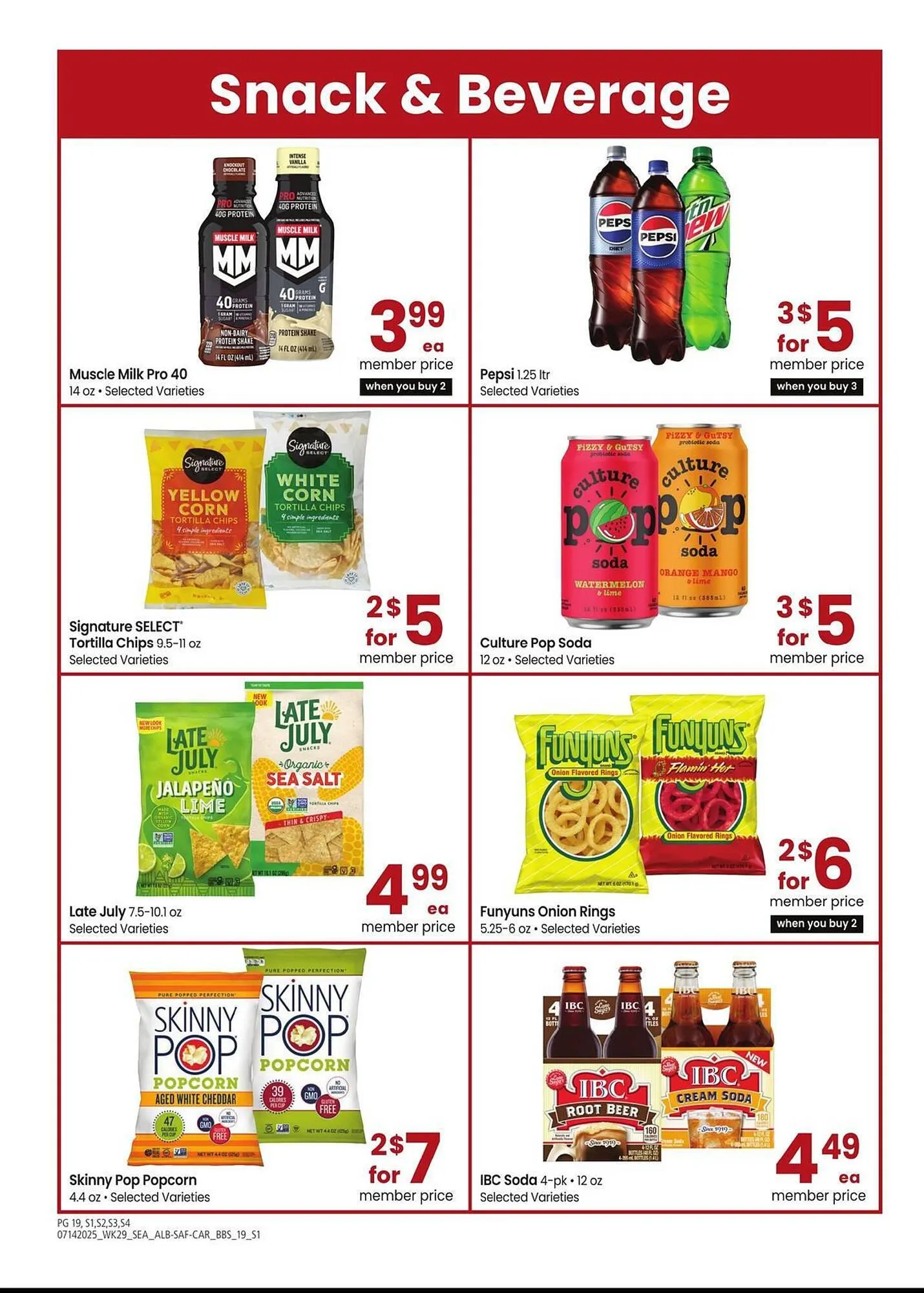 Weekly ad Albertsons Weekly Ad from July 14 to August 10 2025 - Page 19