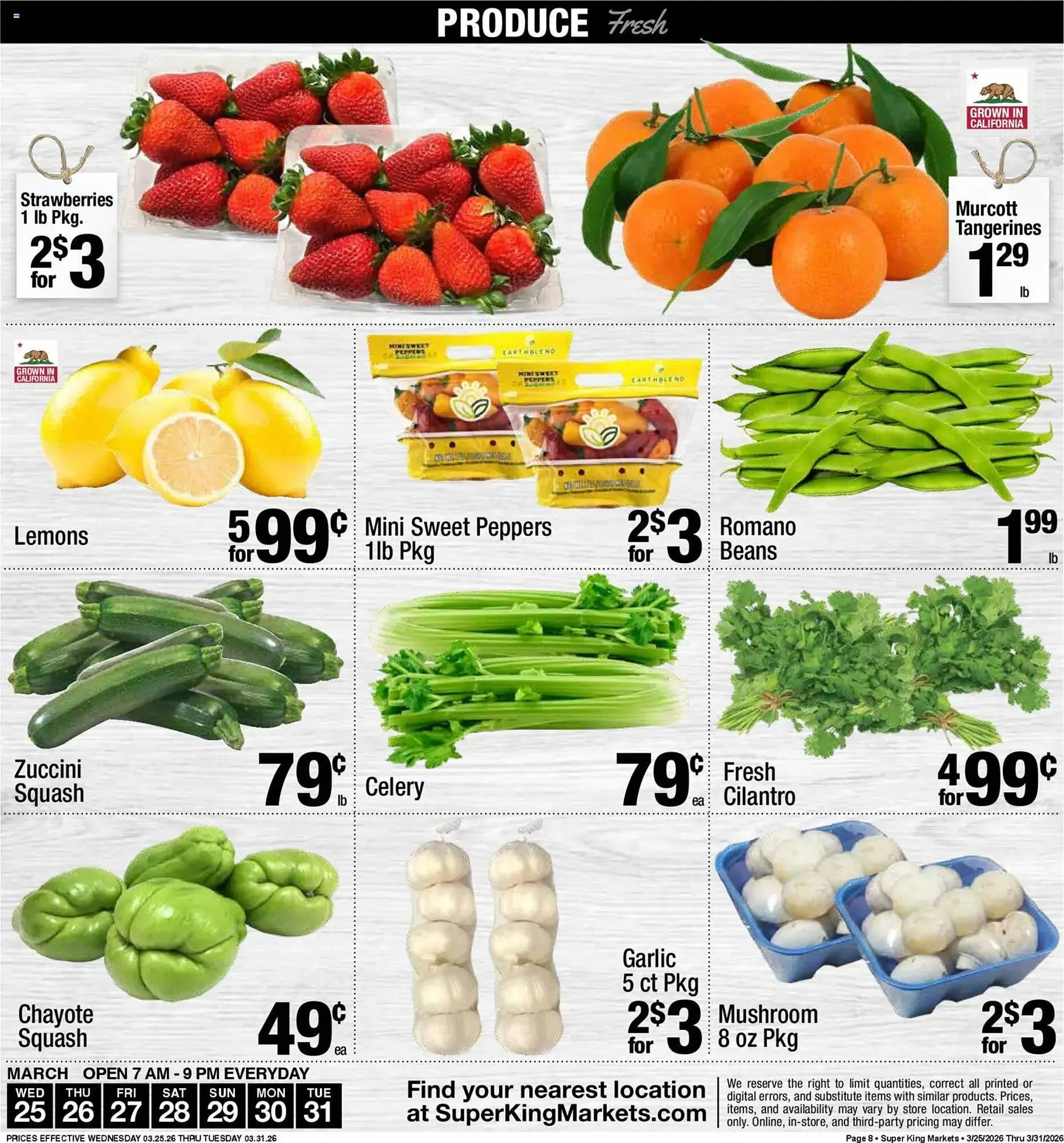 Weekly ad Super King Markets weekly ad from March 25 to April 1 2026 - Page 9