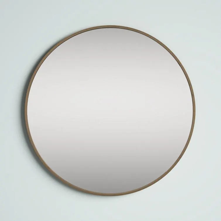Sabine Metal Round Wall Mirror
