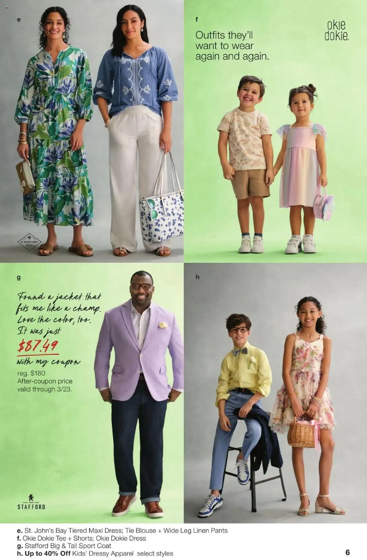 Weekly ad JCPenney Spring Styles from March 17 to March 30 2025 - Page 6