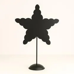 Freestanding Metal Star Chalkboard Sign