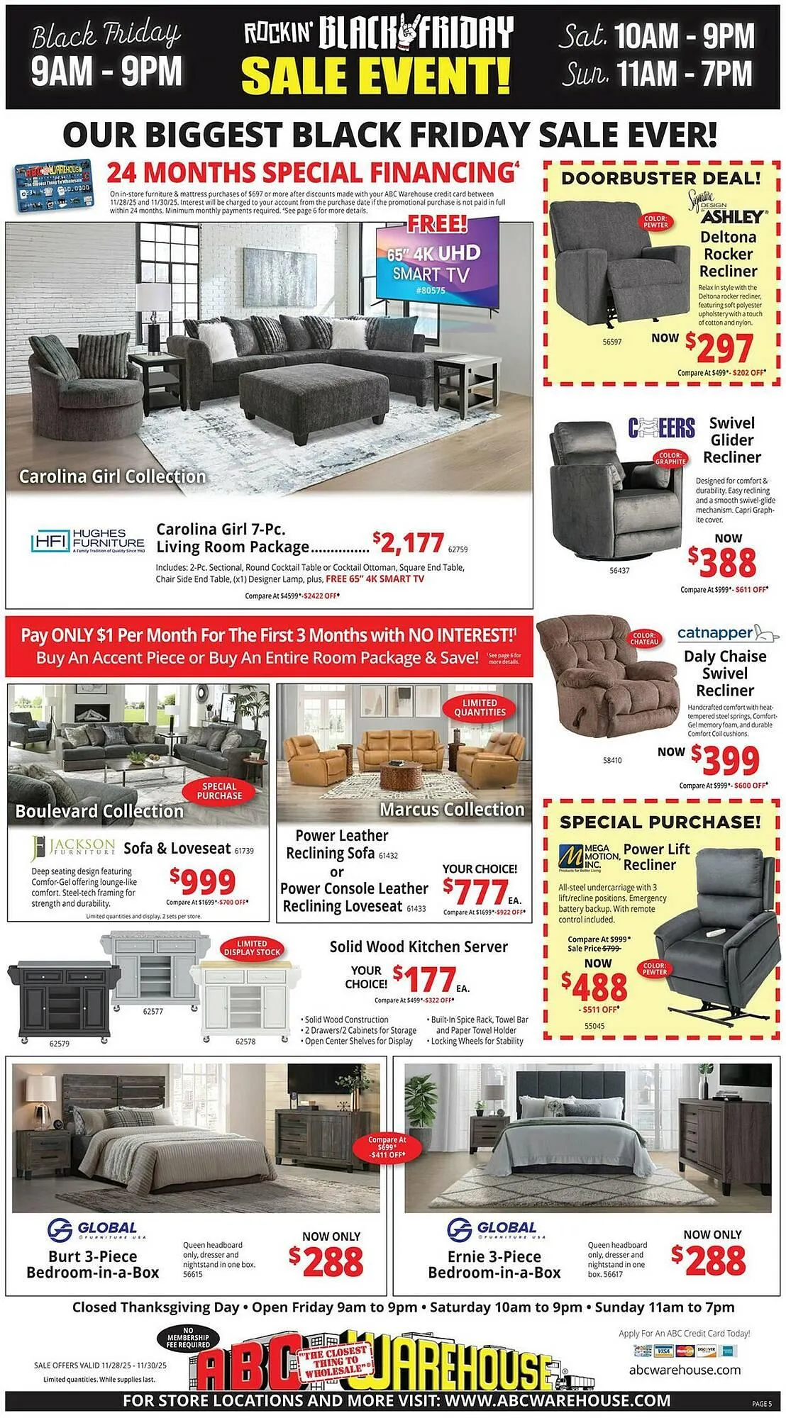 Weekly ad ABC Warehouse weekly ad from November 23 to November 29 2025 - Page 5