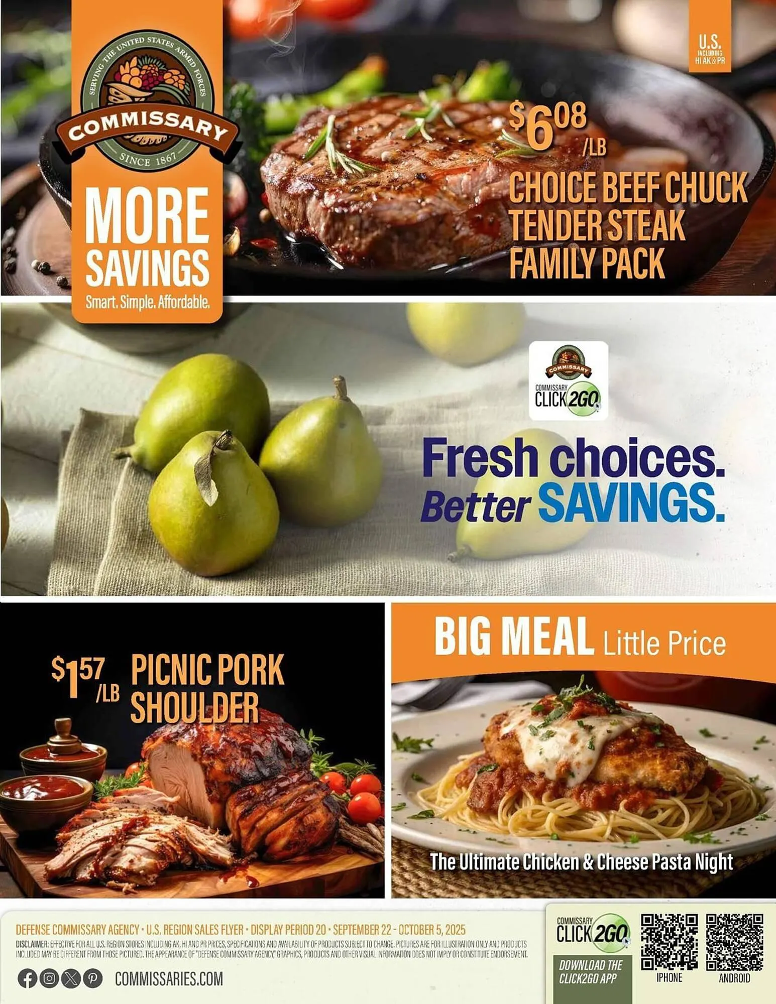Weekly ad Commissary weekly ad from September 22 to October 5 2025 - Page 1