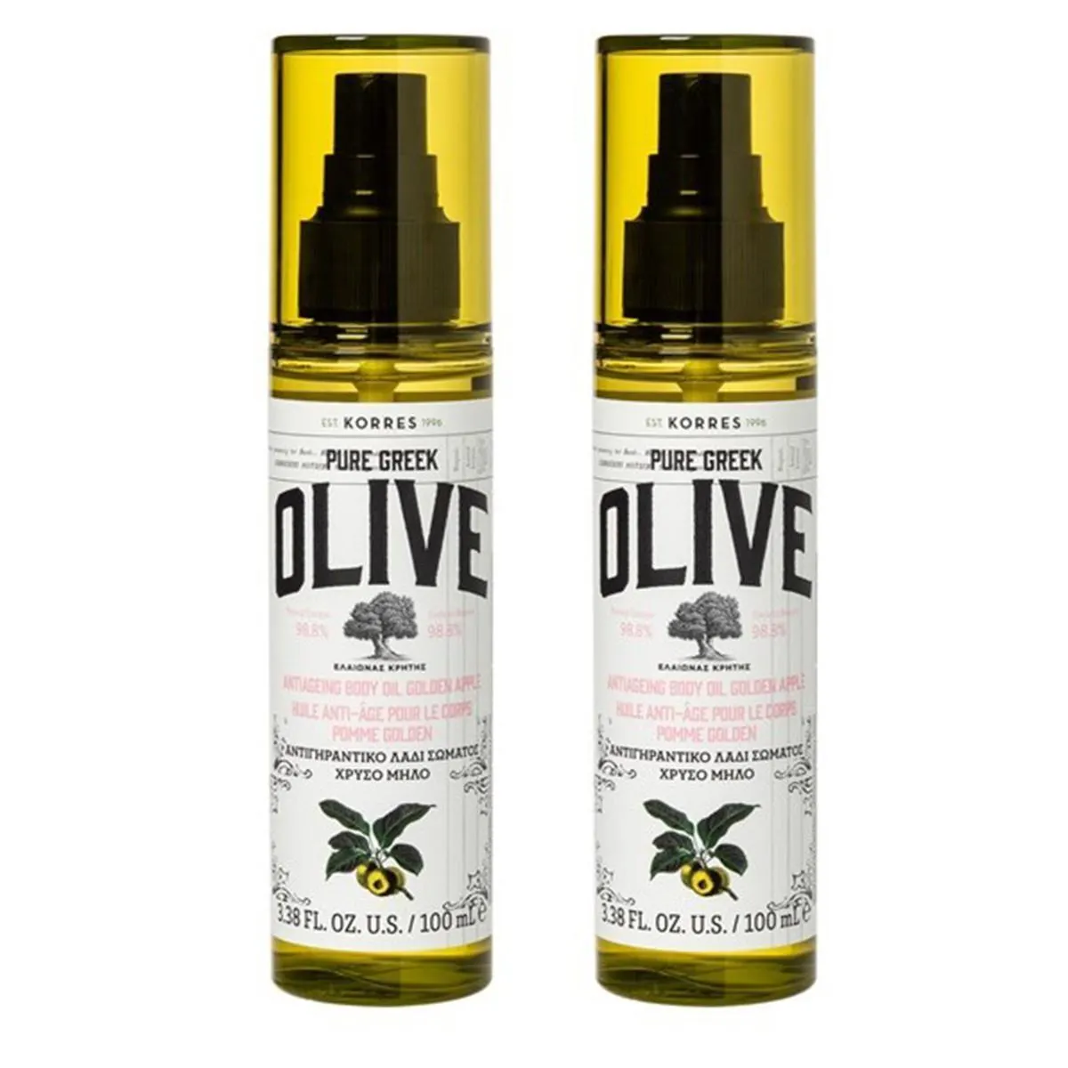 Korres Olive Oil Body Oil Duos