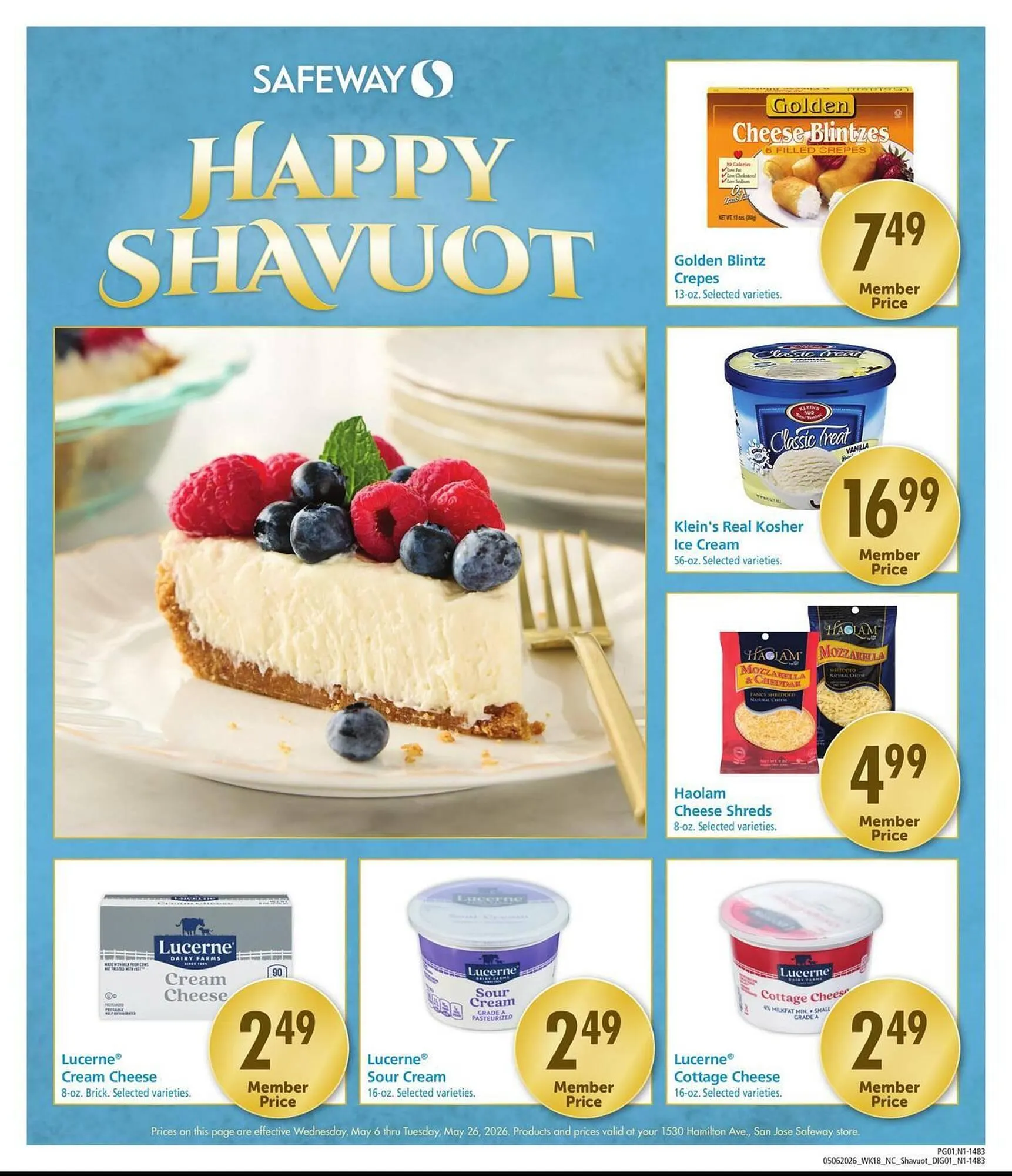 Weekly ad Safeway weekly ad from May 6 to May 26 2026 - Page 1