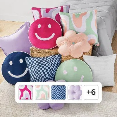 Member's Mark Trendy Decorative Pillow Collection, Assorted Styles