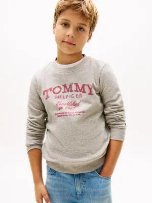 Kids' Faded Print Logo Sweatshirt