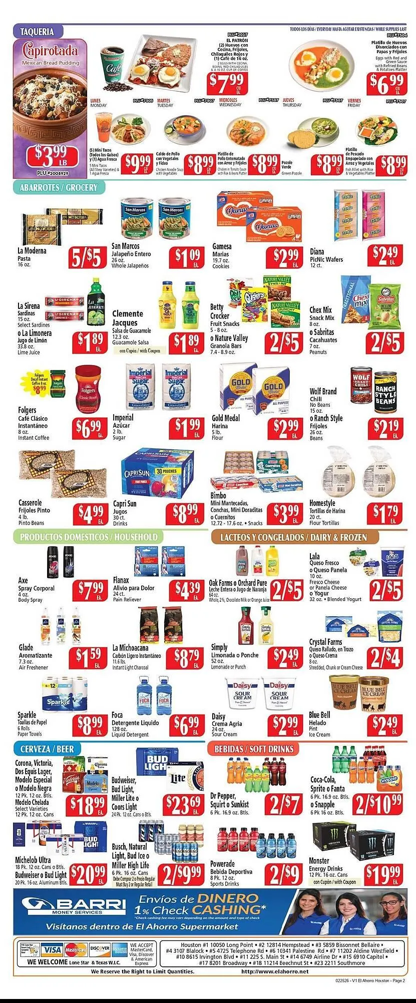 Weekly ad El Ahorro weekly ad from February 25 to March 3 2026 - Page 2
