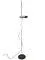 333 Dim Floor Lamp in Chrome Plated & Black Metal by Magistretti for Oluce, 1975
