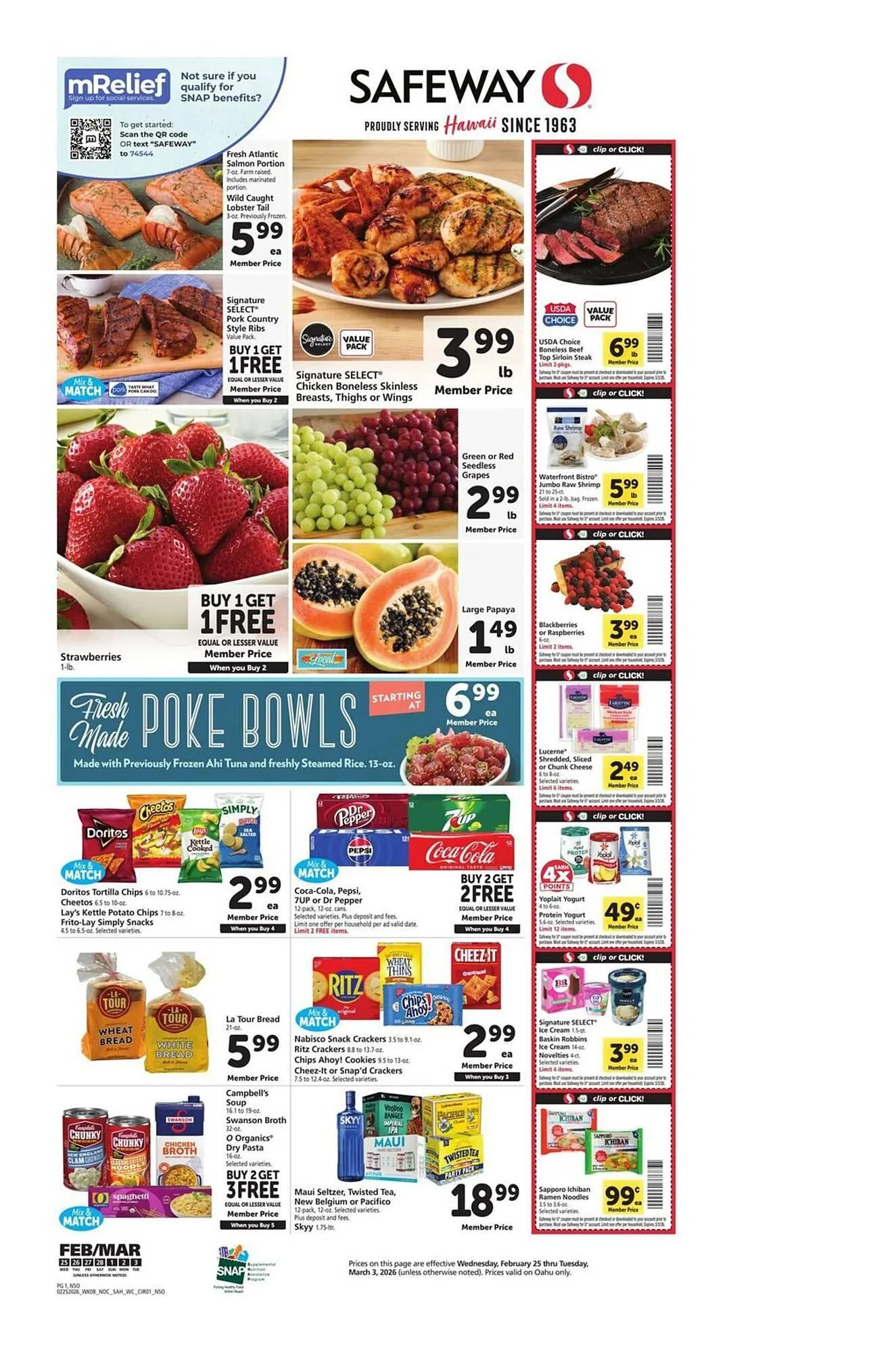 Weekly ad Safeway weekly ad from February 25 to March 3 2026 - Page 1