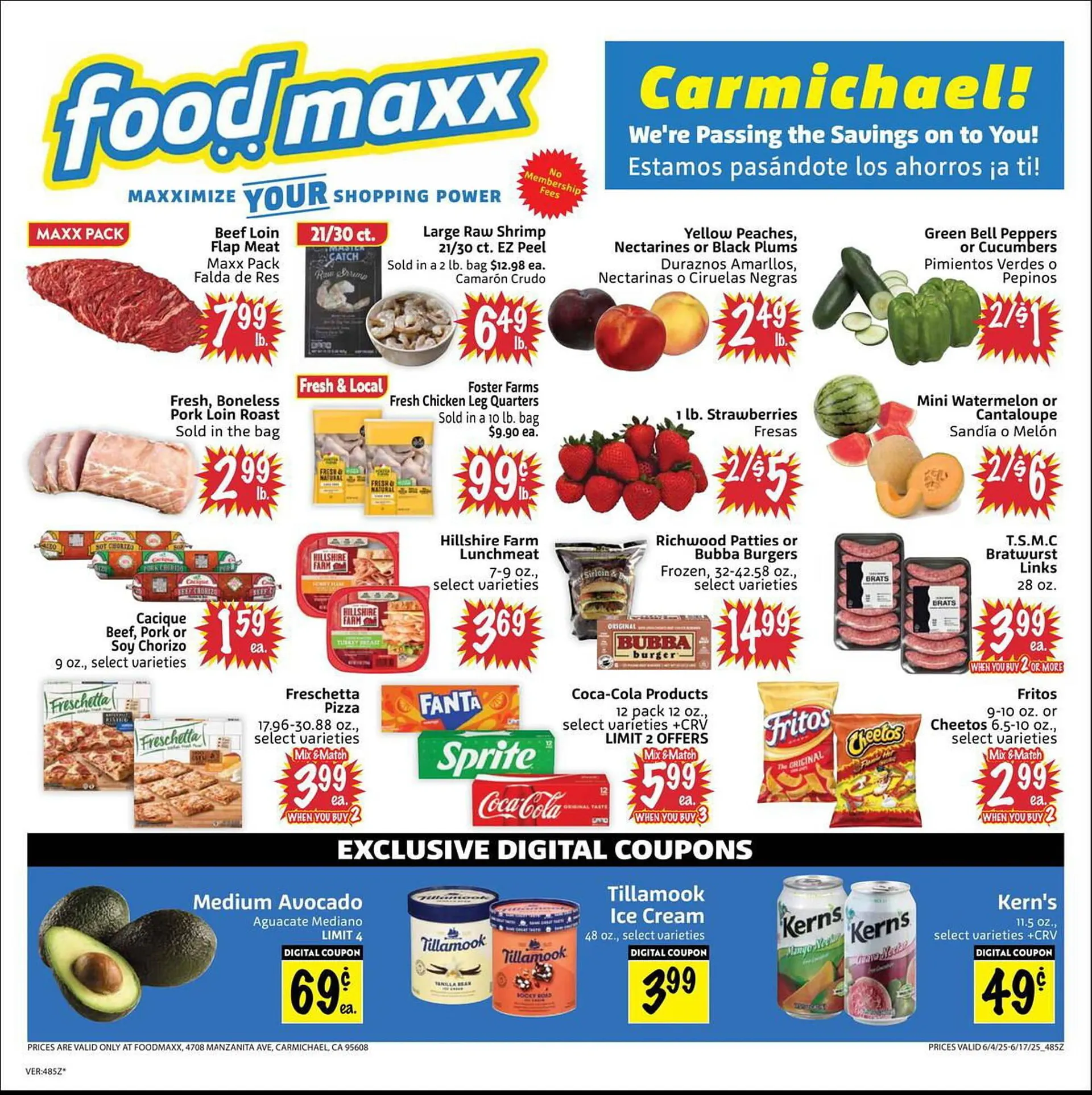 Weekly ad Foodmaxx Weekly Ad from June 4 to June 17 2025 - Page 1