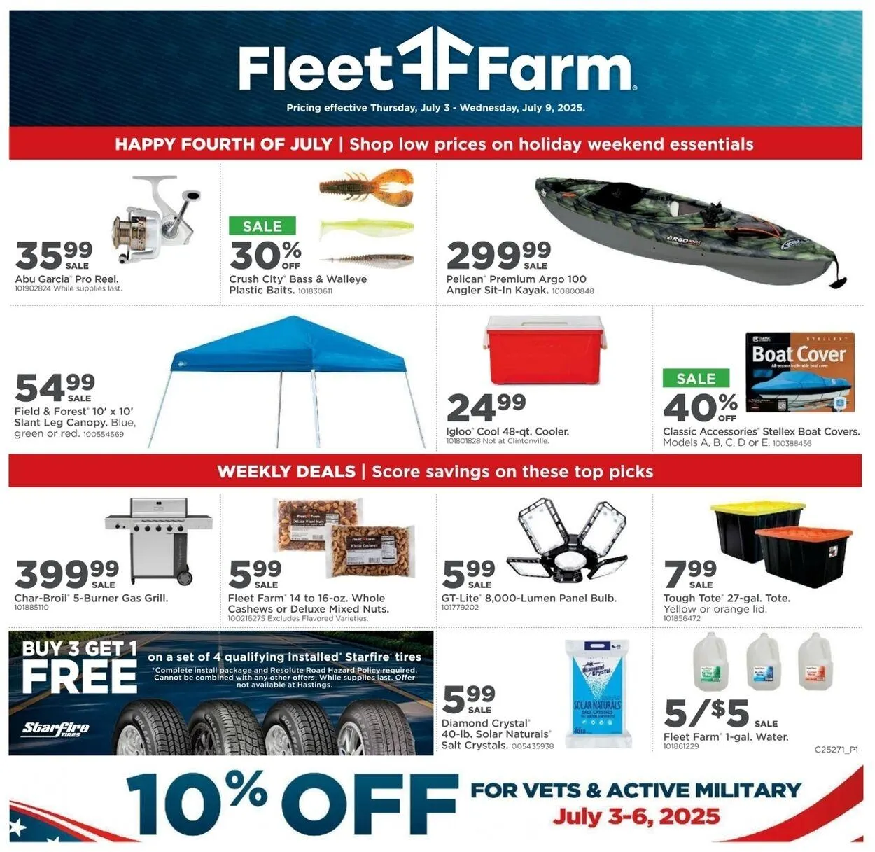 Weekly ad Mills Fleet Farm from July 3 to July 9 2025 - Page 1
