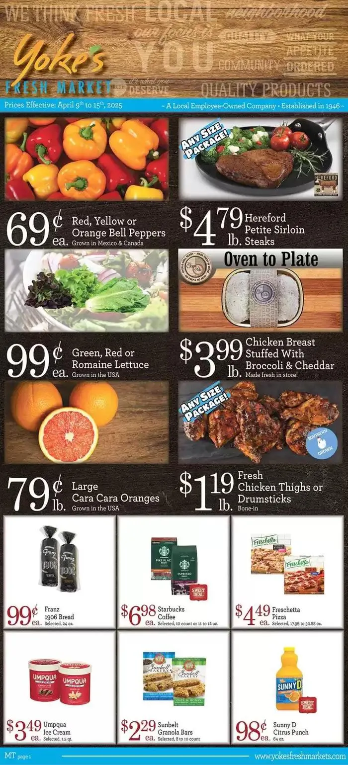 Weekly ad Exclusive deals for our customers from April 9 to April 15 2025 - Page 1