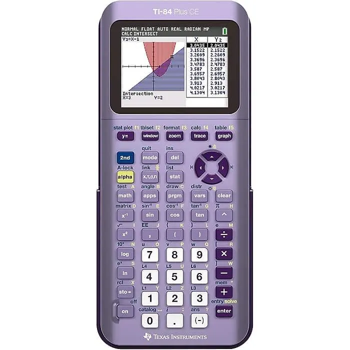 Texas Instruments TI-84 Plus CE Graphing Calculator,