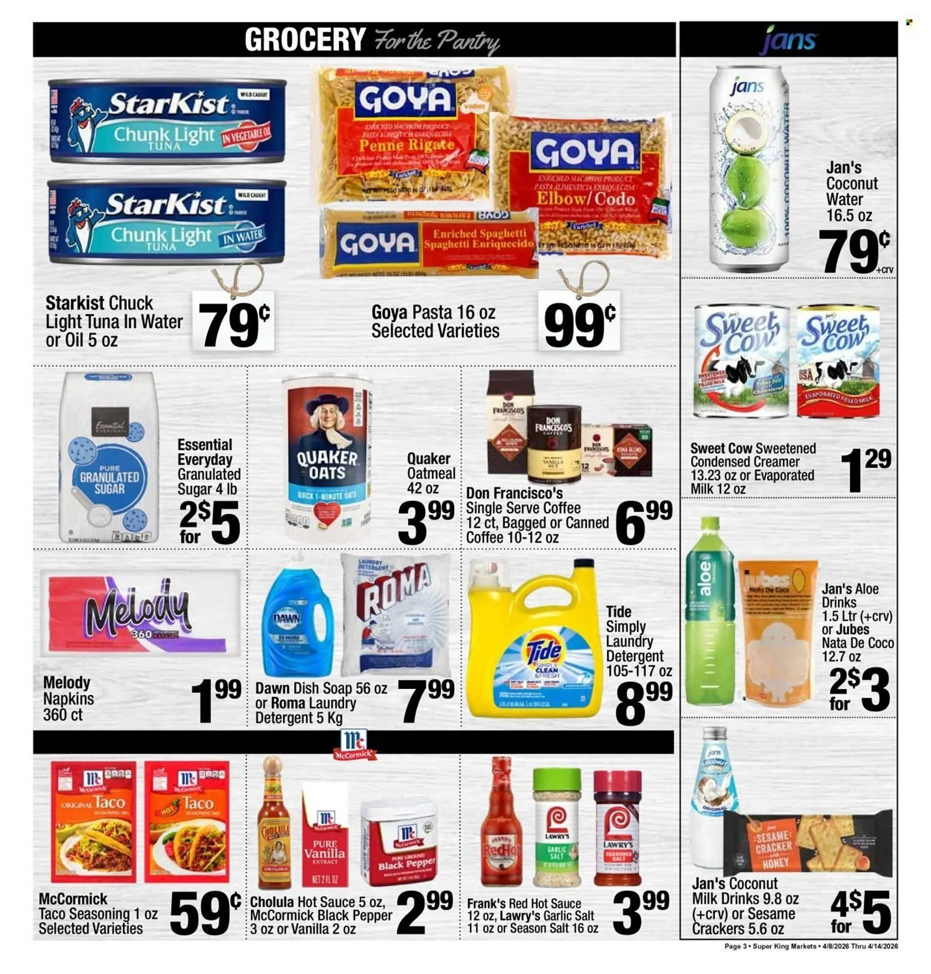 Weekly ad Super King Markets weekly ad from April 8 to April 14 2026 - Page 3