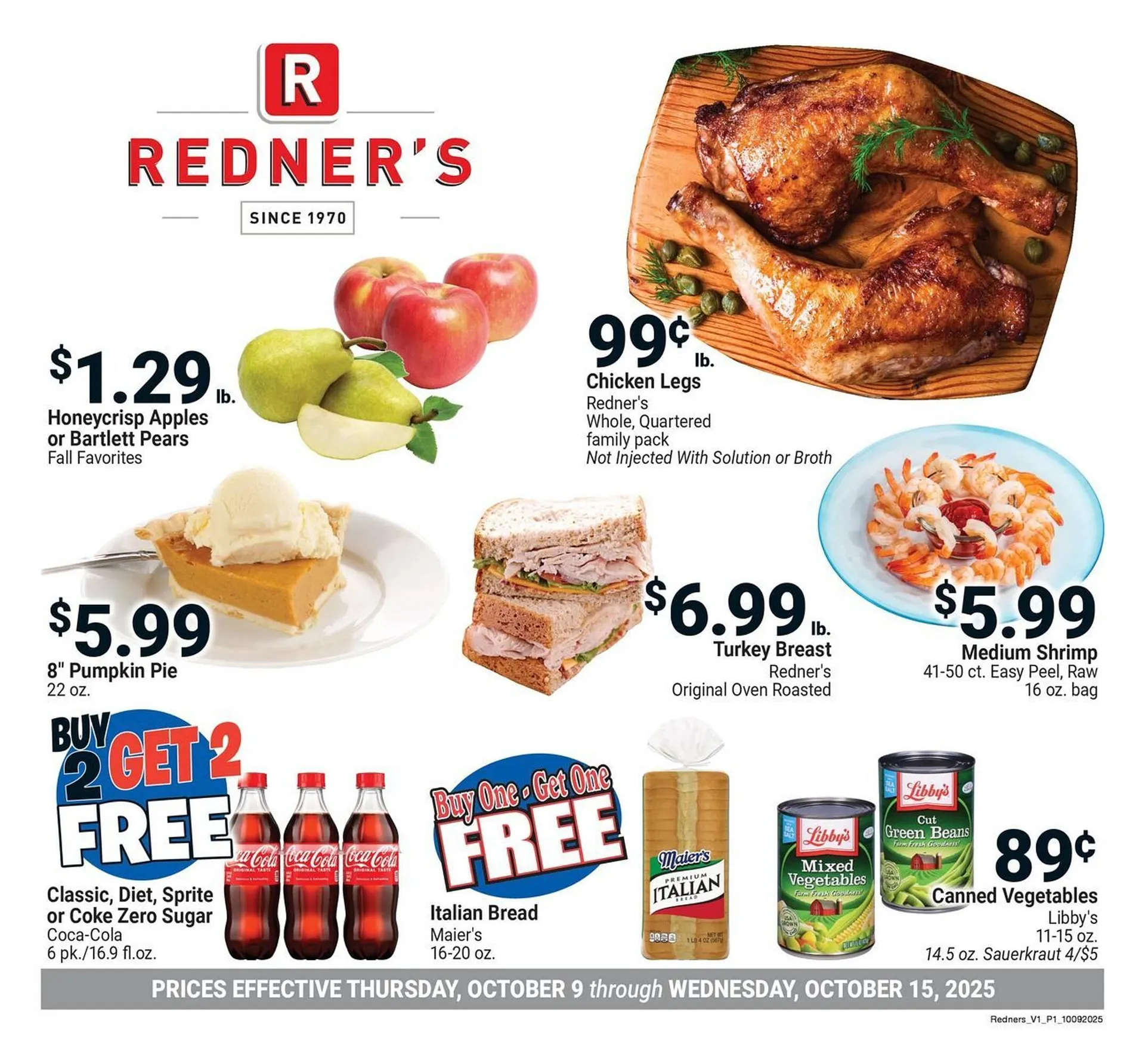 Weekly ad Redner's Warehouse weekly ad from October 9 to October 15 2025 - Page 1