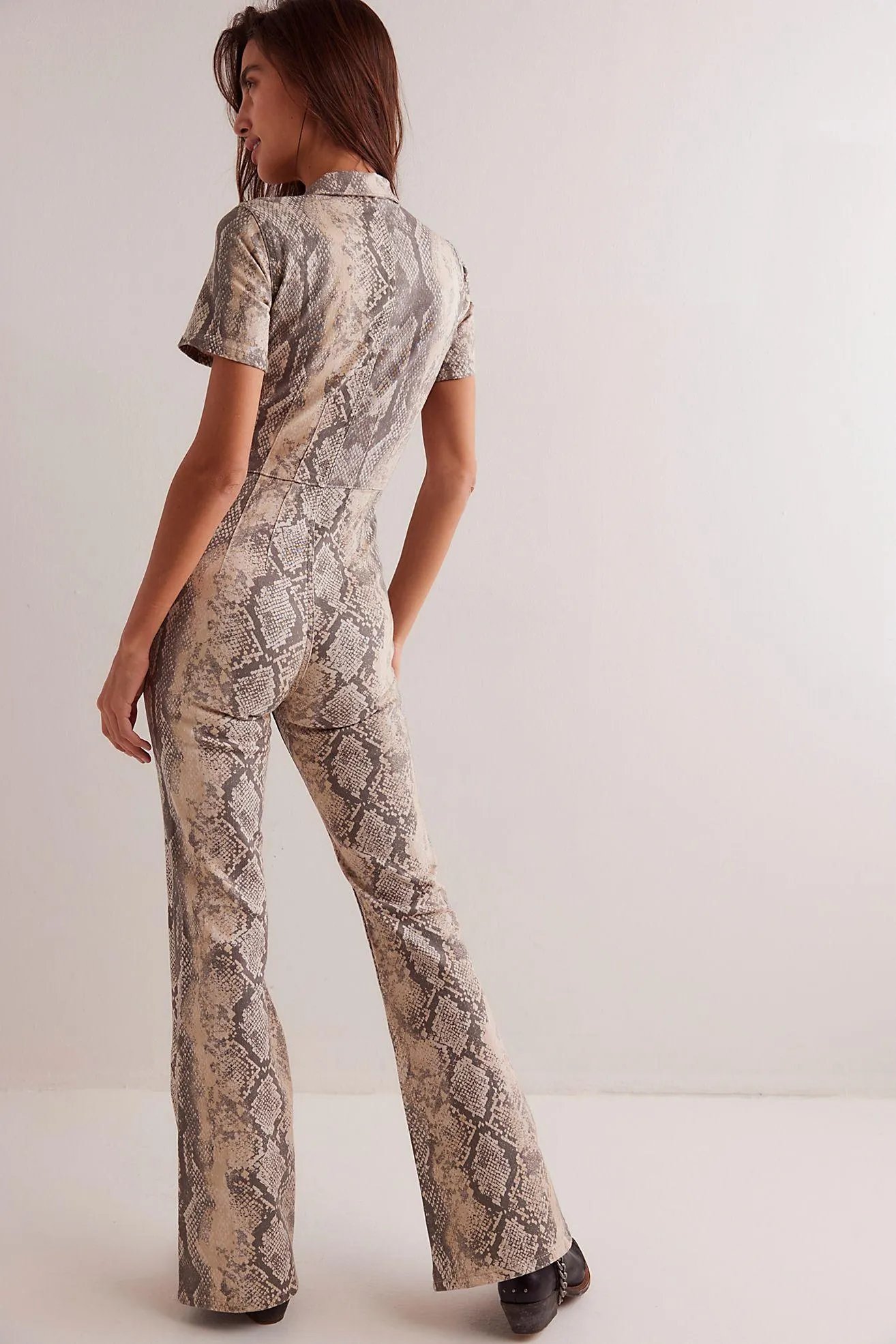 We The Free Jayde Flare Printed Jumpsuit