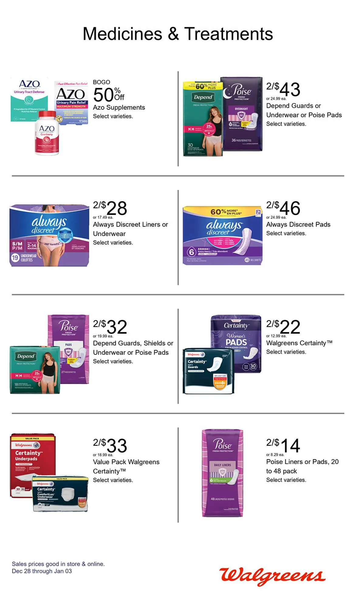 Weekly ad Walgreens weekly ad from December 28 to January 3 2026 - Page 22