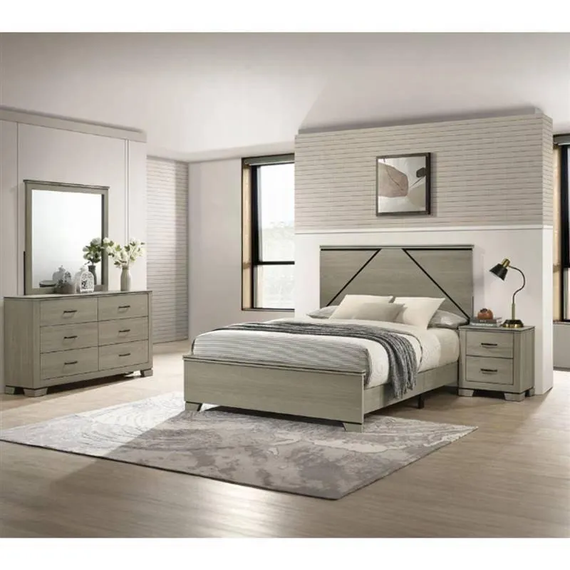 Joanna Bedroom Set (4-Piece) by Acme Furniture - Gray