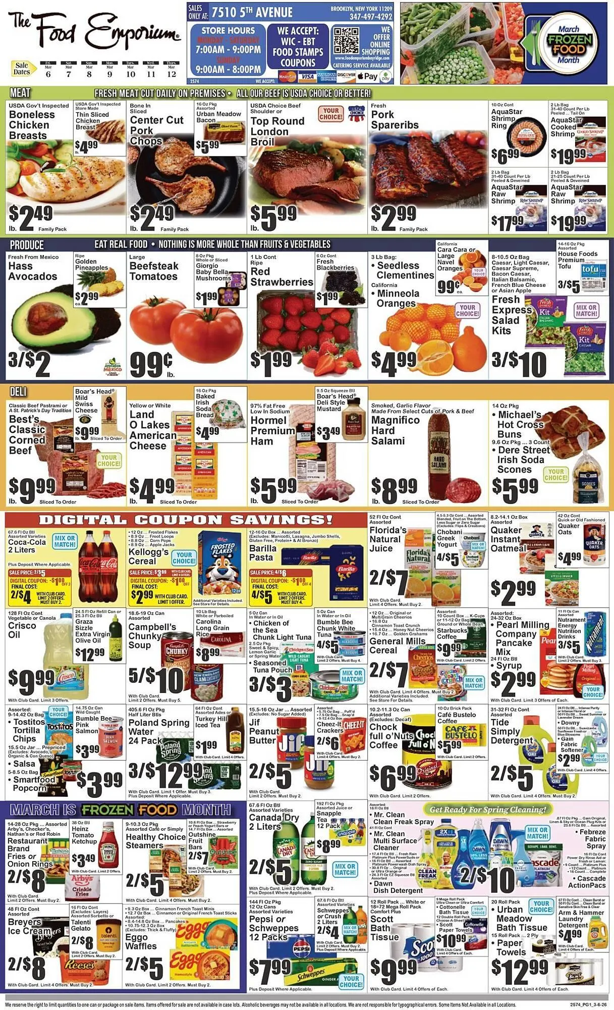 Weekly ad The Food Emporium circular from March 6 to March 12 2026 - Page 1