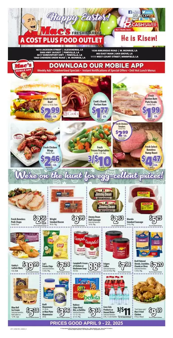 Weekly ad Exclusive deals and bargains from April 9 to April 22 2025 - Page 1