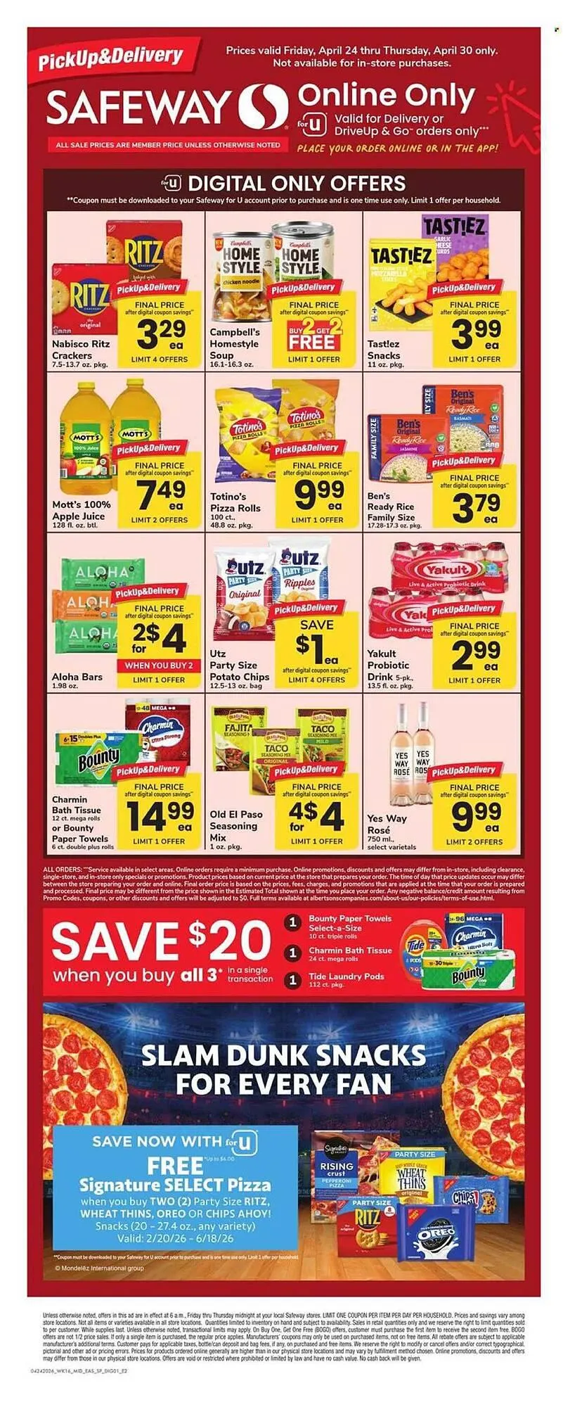 Weekly ad Safeway weekly ad from April 24 to April 30 2026 - Page 1
