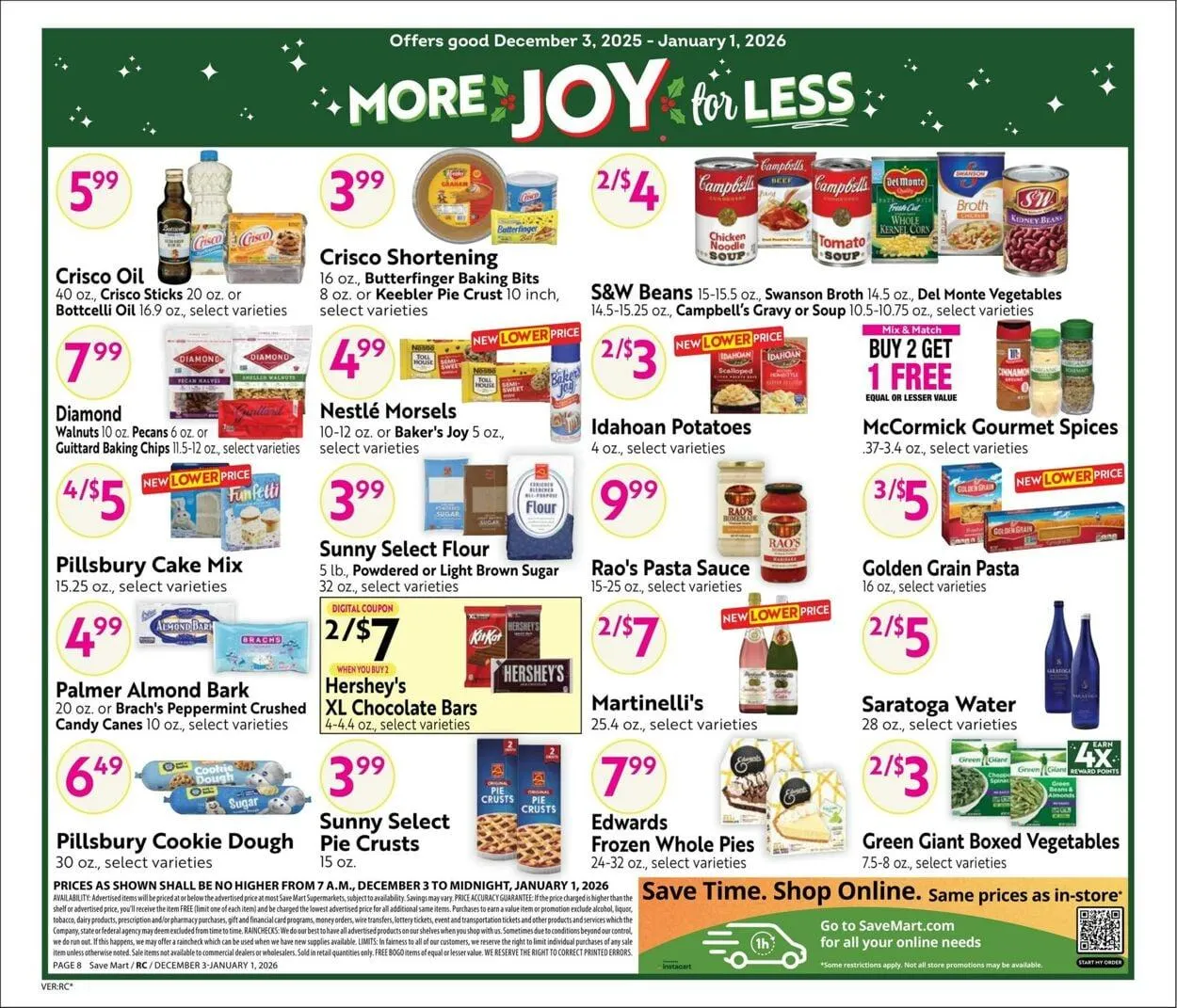 Weekly ad Save Mart Current weekly ad from December 3 to January 1 2026 - Page 8
