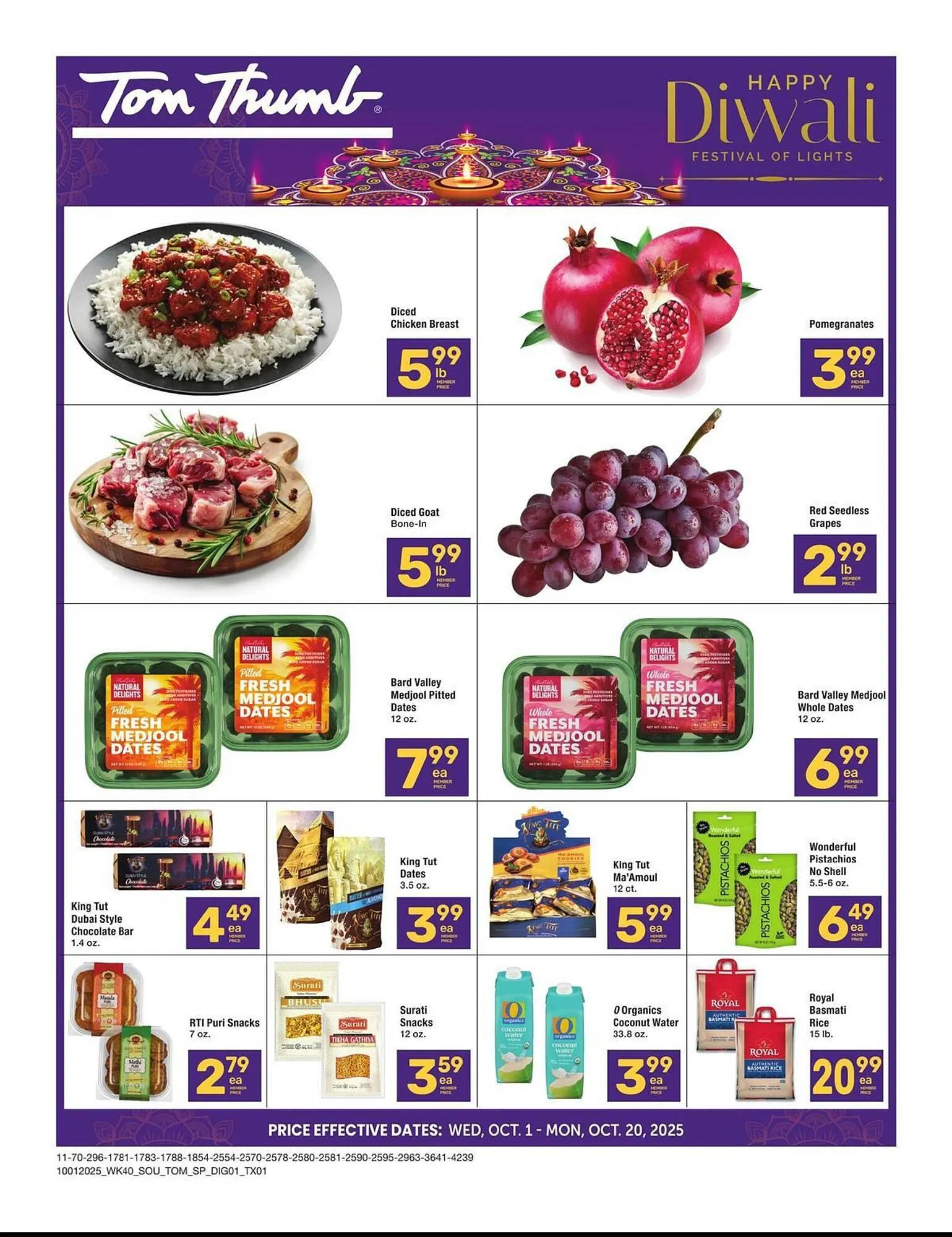 Weekly ad Tom Thumb weekly ad from October 1 to October 20 2025 - Page 1