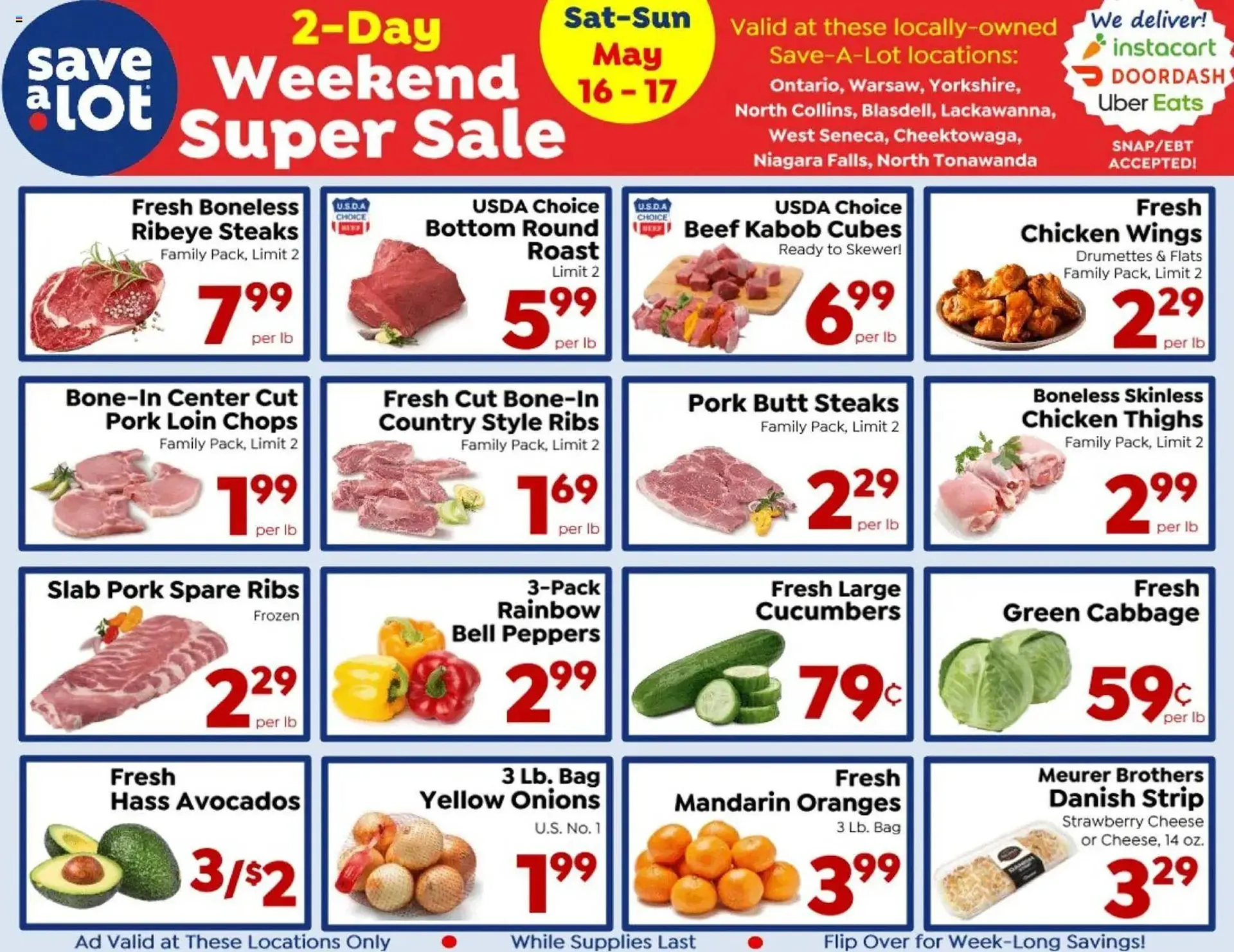 Weekly ad Save a Lot weekly ad from May 16 to May 18 2026 - Page 1