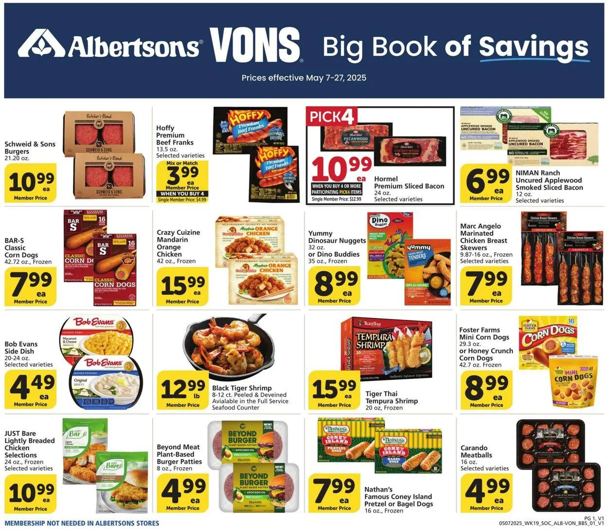 Catálogo de Vons Current weekly ad 7 de mayo al 27 de mayo 2025 - Página 1