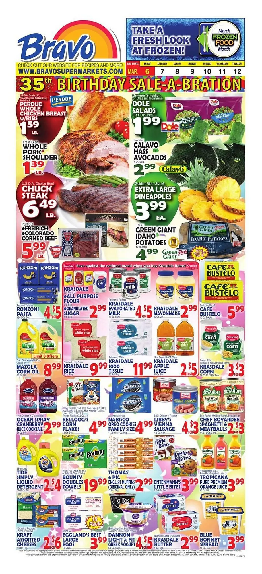 Weekly ad Bravo Supermarkets weekly ad from March 6 to March 12 2026 - Page 1