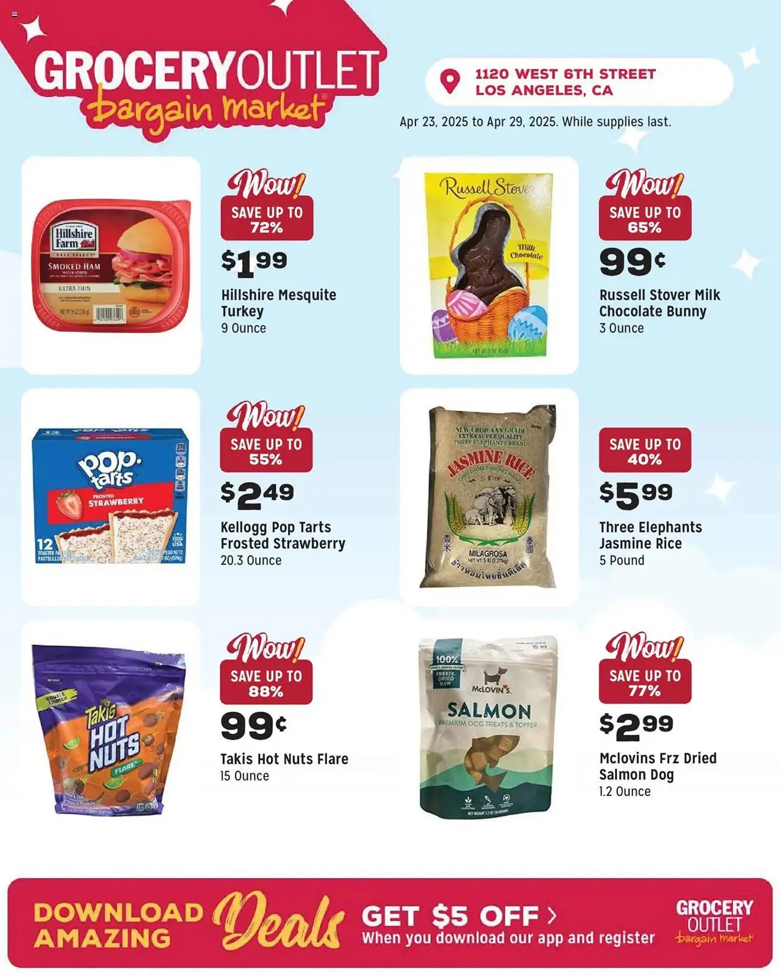 Weekly ad Grocery Outlet Weekly Ad from April 23 to April 29 2025 - Page 1