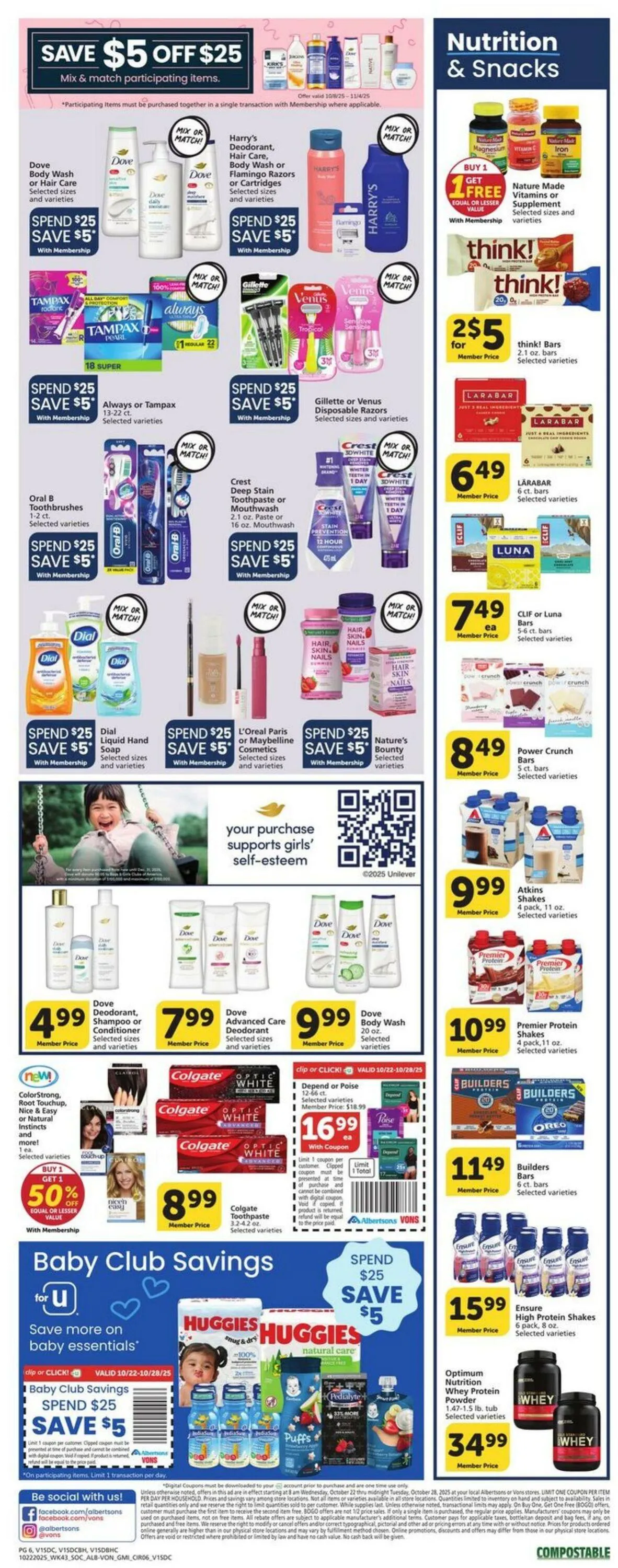 Weekly ad Vons Current weekly ad from October 22 to October 28 2025 - Page 5