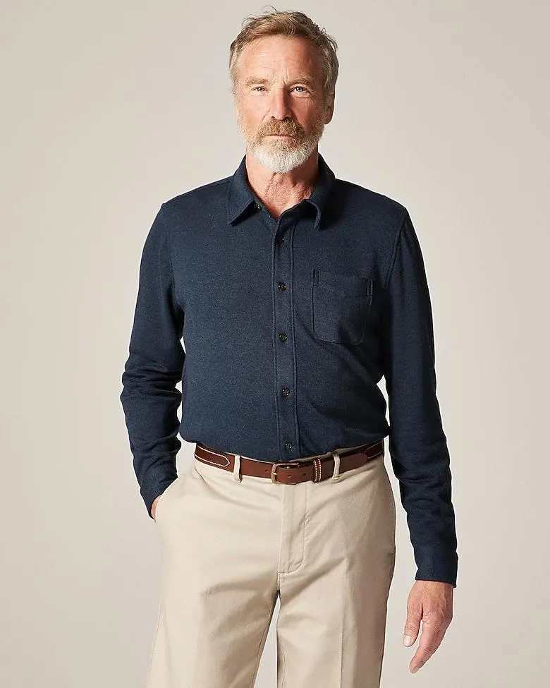 Lightweight Seaboard soft-knit shirt