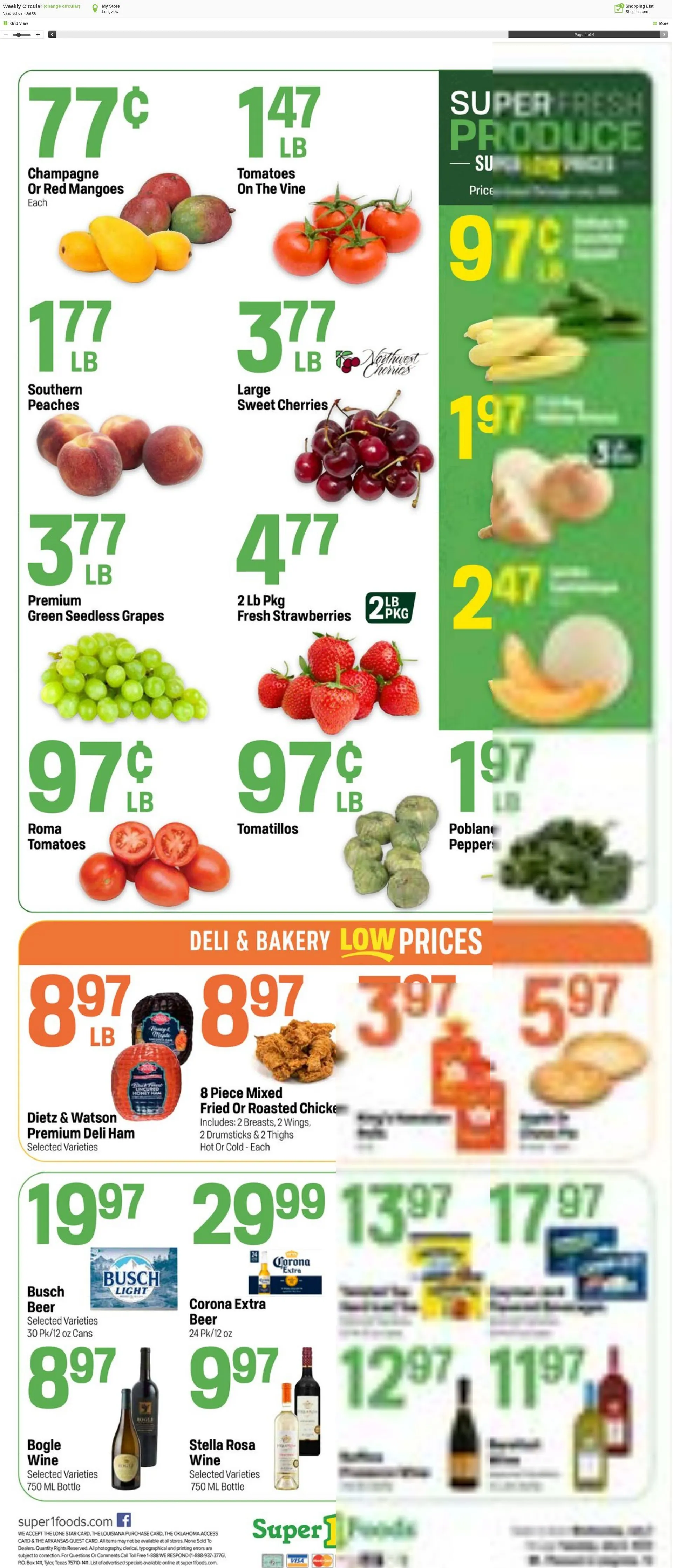 Weekly ad Super1Foods from July 2 to July 11 2025 - Page 4