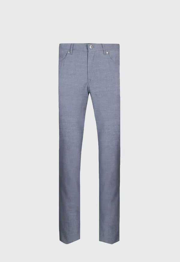 Wool Five-Pocket Trouser