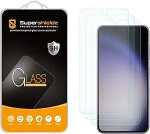 Supershieldz (3 Pack) Designed for Samsung Galaxy S24 Tempered Glass Screen Protector, Anti Scratch, Bubble Free