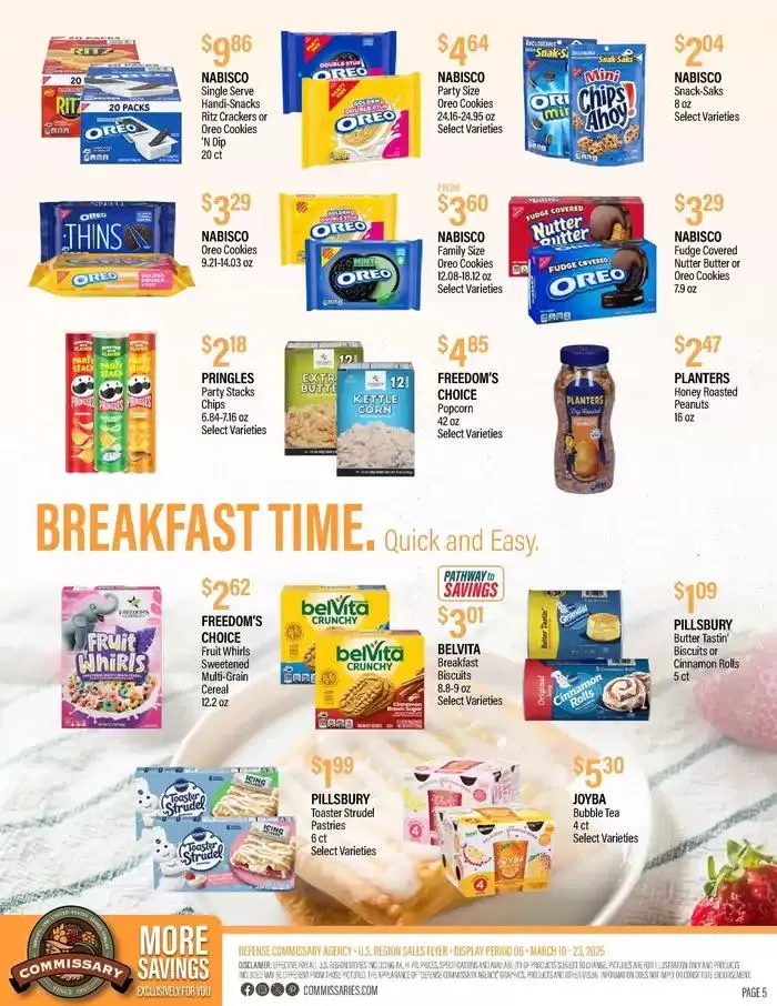 Weekly ad Flyer Commissary from March 10 to March 23 2025 - Page 5