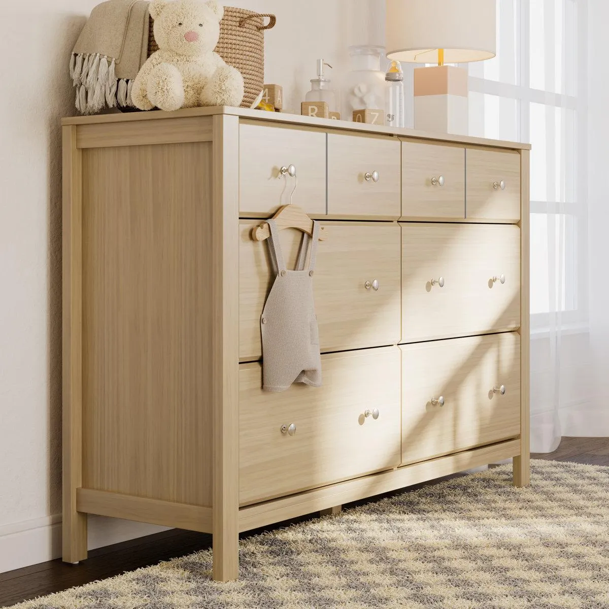 Horizon 6 Drawer Double Dresser