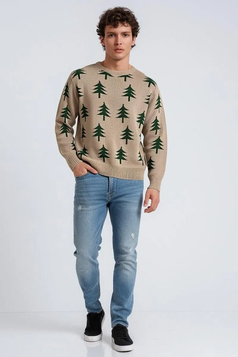 Pine Tree Holiday Sweater