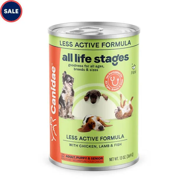 CANIDAE All Life Stages Platinum Chicken, Lamb & Fish Wet Dog Food, 13 oz., Case of 12