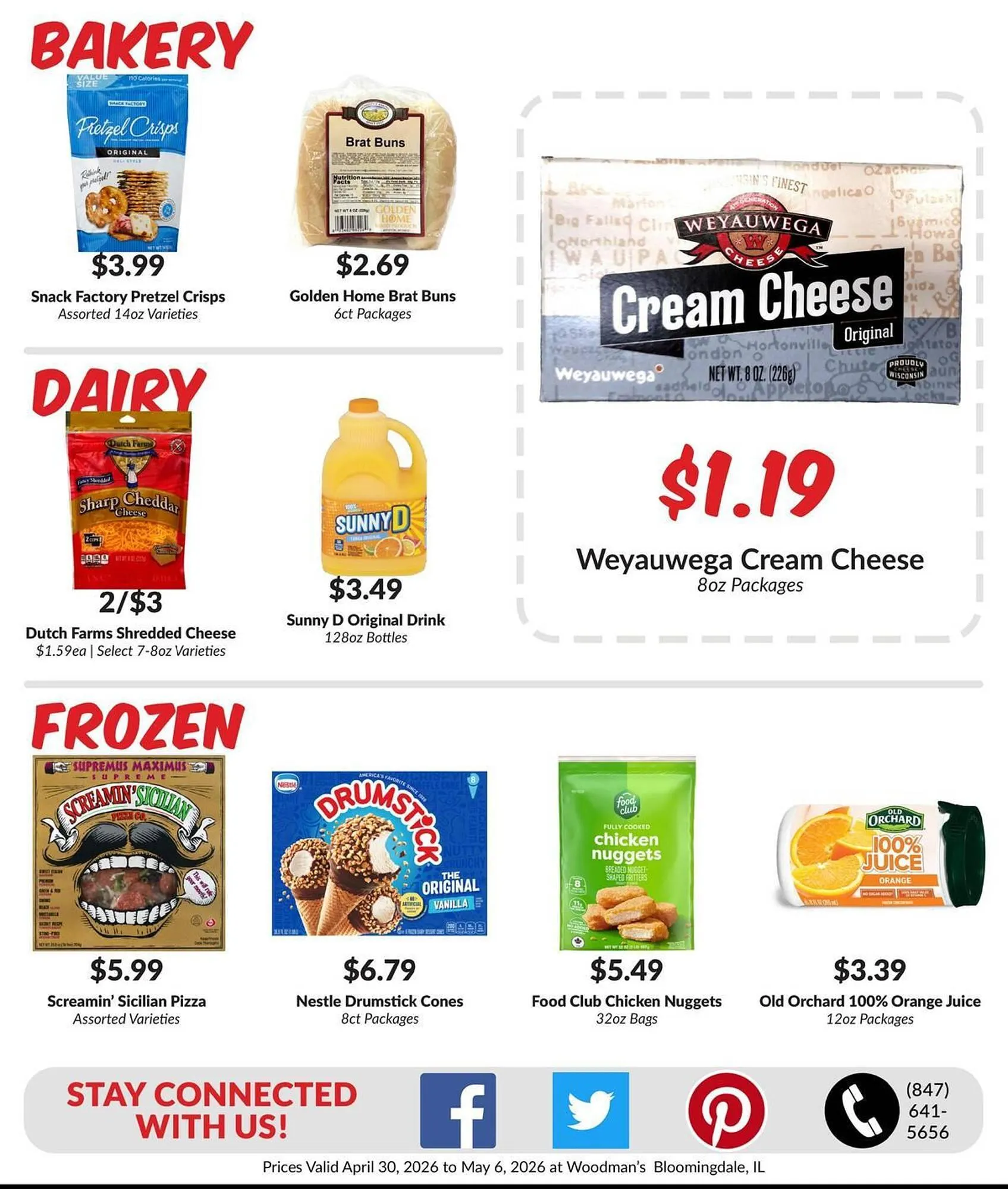 Weekly promotion Woodman's weekly ad spanning from April 30 to May 6 2026 - Page 4 for Catalogue 365