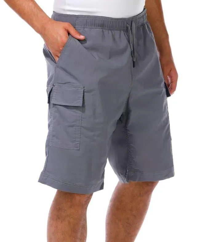 Wearfirst Men's 10 in Solid Cargo Shorts