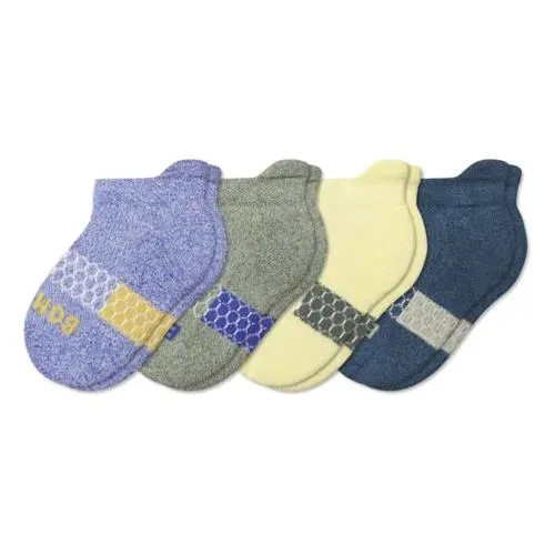 Kids' Bombas Legacy 4 Pack Ankle Socks