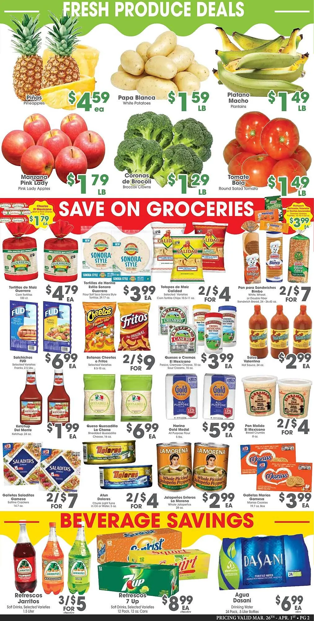 Catálogo de Arteagas Food Center Weekly Ad 26 de marzo al 1 de abril 2025 - Página 2