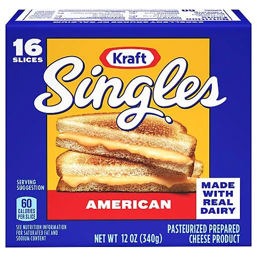 Kraft American Cheese Slices 16 ea