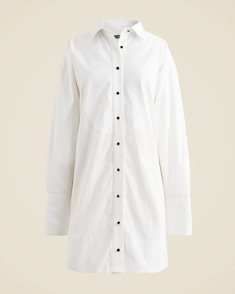Jules tuxedo shirt-dress