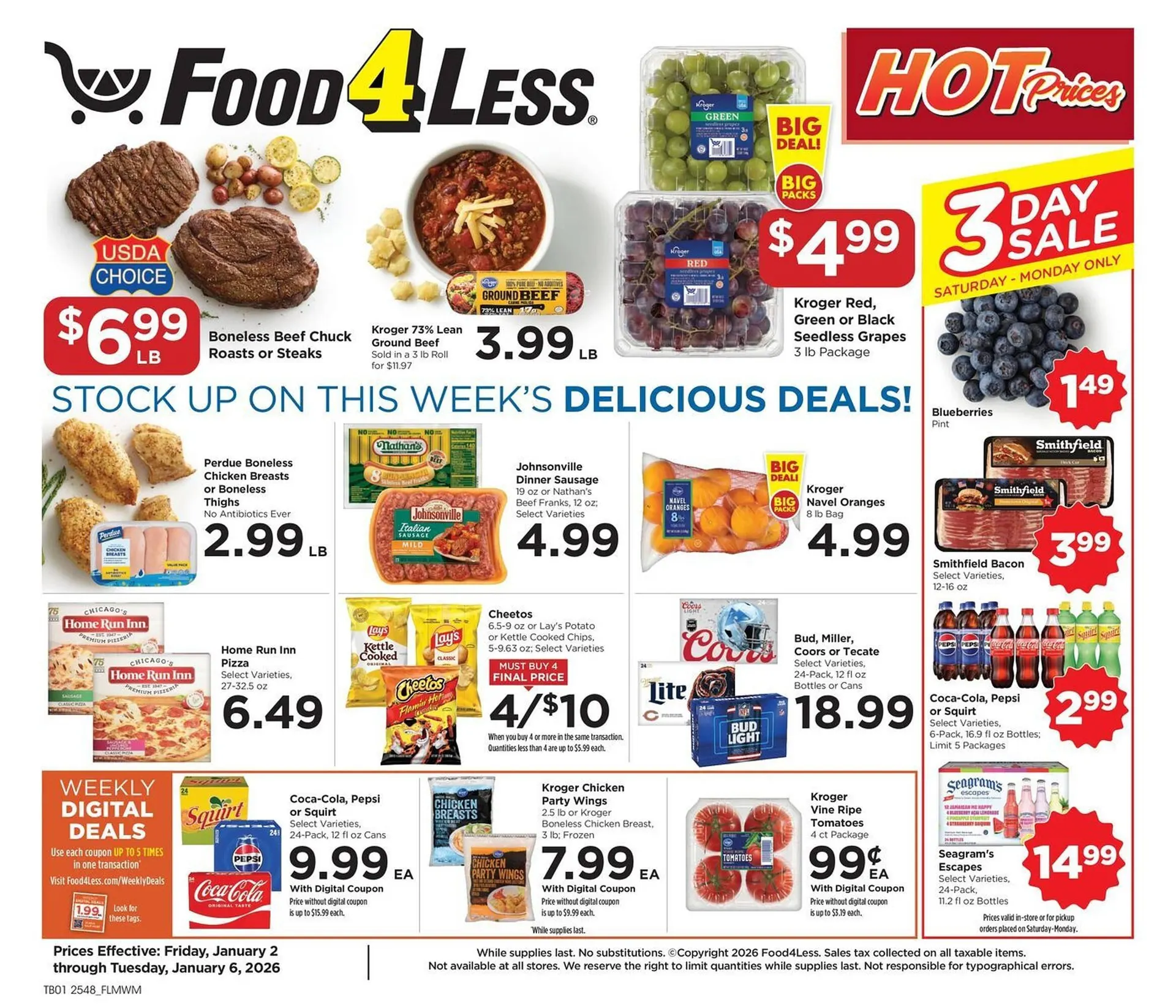 Food 4 Less weekly ad - 1